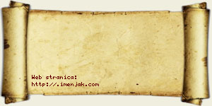 Una Draganović vizit kartica